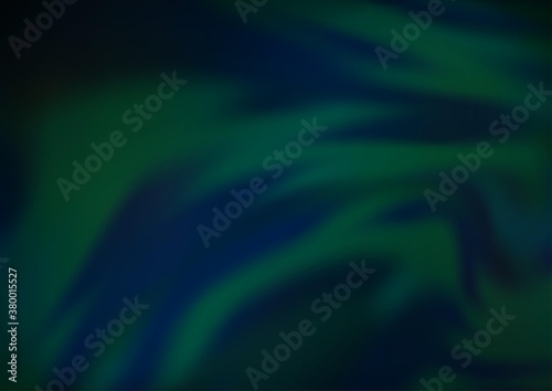 Dark BLUE vector abstract blurred background. A completely new color illustration in a bokeh style. The best blurred design for your business.