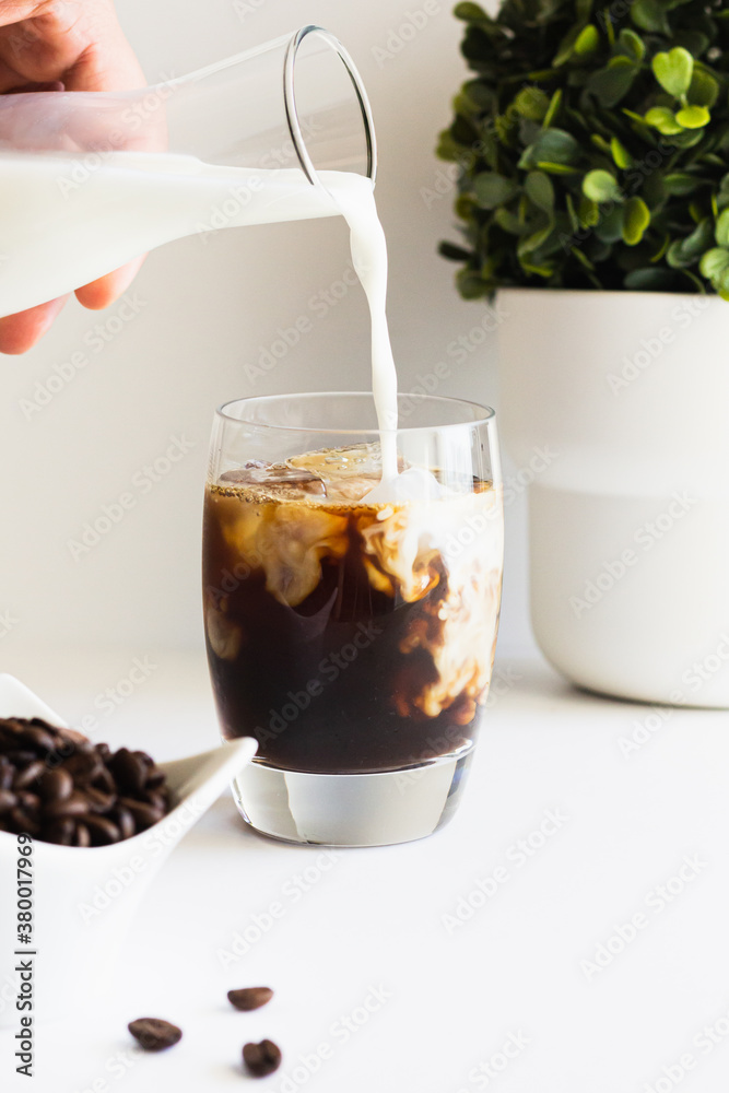 Iced Cold Brew Coffee Swirl Iced Cold Brew Coffee Swirl