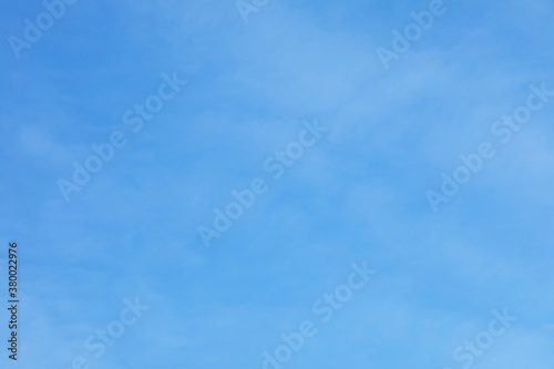Clear blue sky background and empty space for your design.
