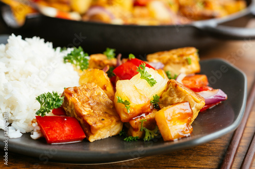 Sweet Sour Tempeh photo