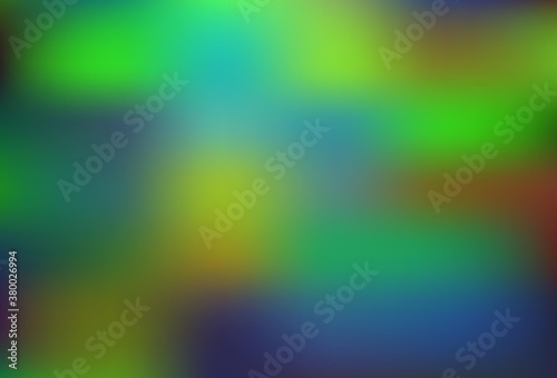 Light Green vector glossy abstract background.