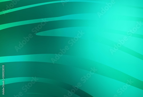 Light Green vector pattern with lines.