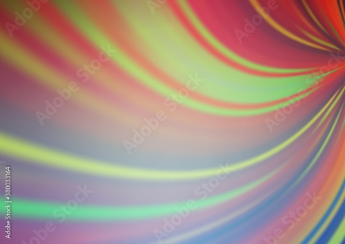Light Green  Red vector modern bokeh pattern. Colorful abstract illustration with gradient. The elegant pattern for brand book.