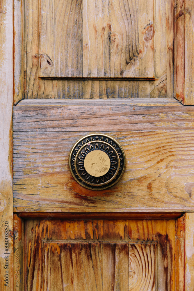 Fancy door knob on door Fancy door knob on door