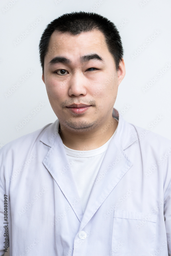 Portrait of a blind male doctor Portrait of a blind male doctor