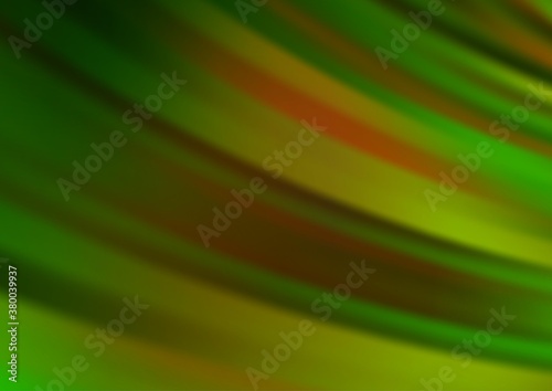 Light Green, Yellow vector backdrop with long lines. Blurred decorative design in simple style with lines. Smart design for your business advert.