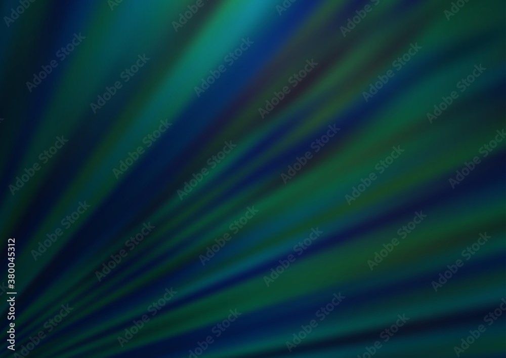 Fototapeta premium Dark BLUE vector blurred and colored template. A vague abstract illustration with gradient. The blurred design can be used for your web site.