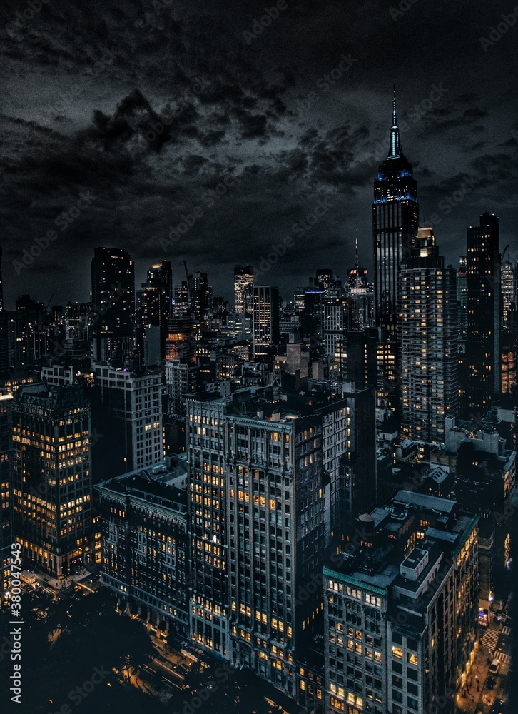 Obraz premium city at night