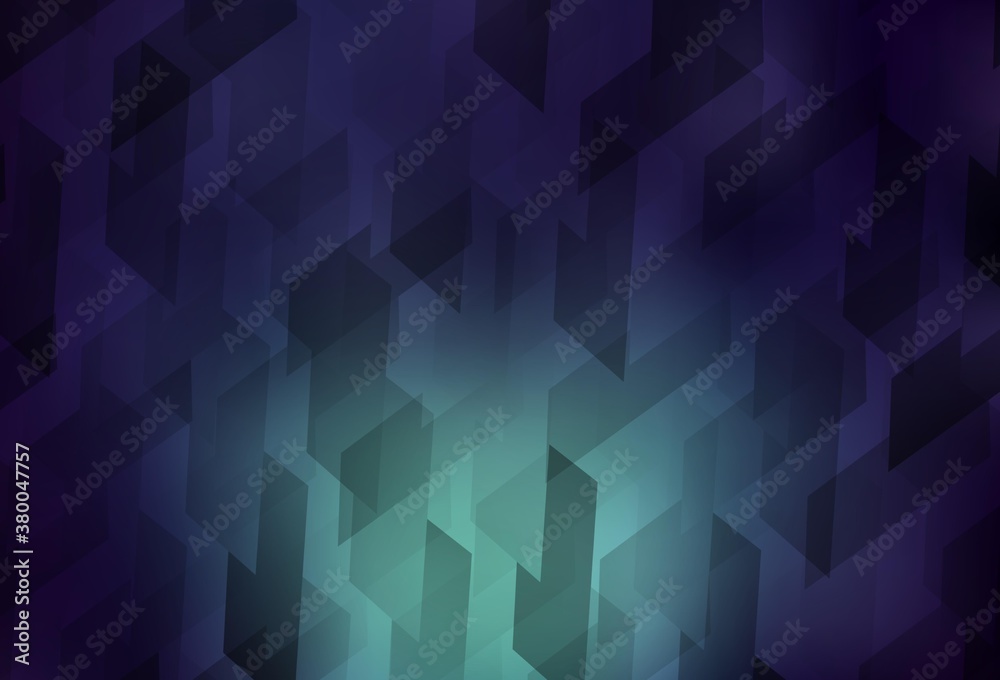 Dark Blue, Green vector template with rhombus. Dark Blue, Green vector template with rhombus.