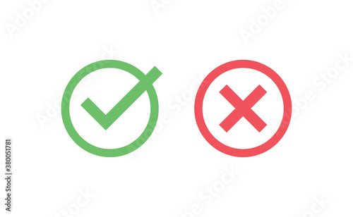 Free Download Check marks. Tick and cross vector icons. Yes and No symbols. Checkmarks. - GFXLoad