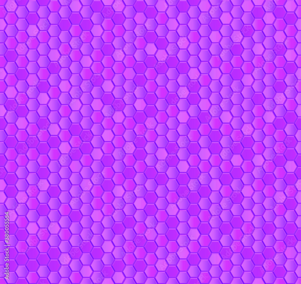 Purple honeycomb mosaic. Seamless vector illustration. Purple honeycomb mosaic. Seamless vector illustration.