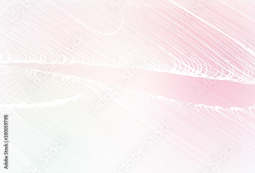 Light Pink, Yellow vector blurred bright template.