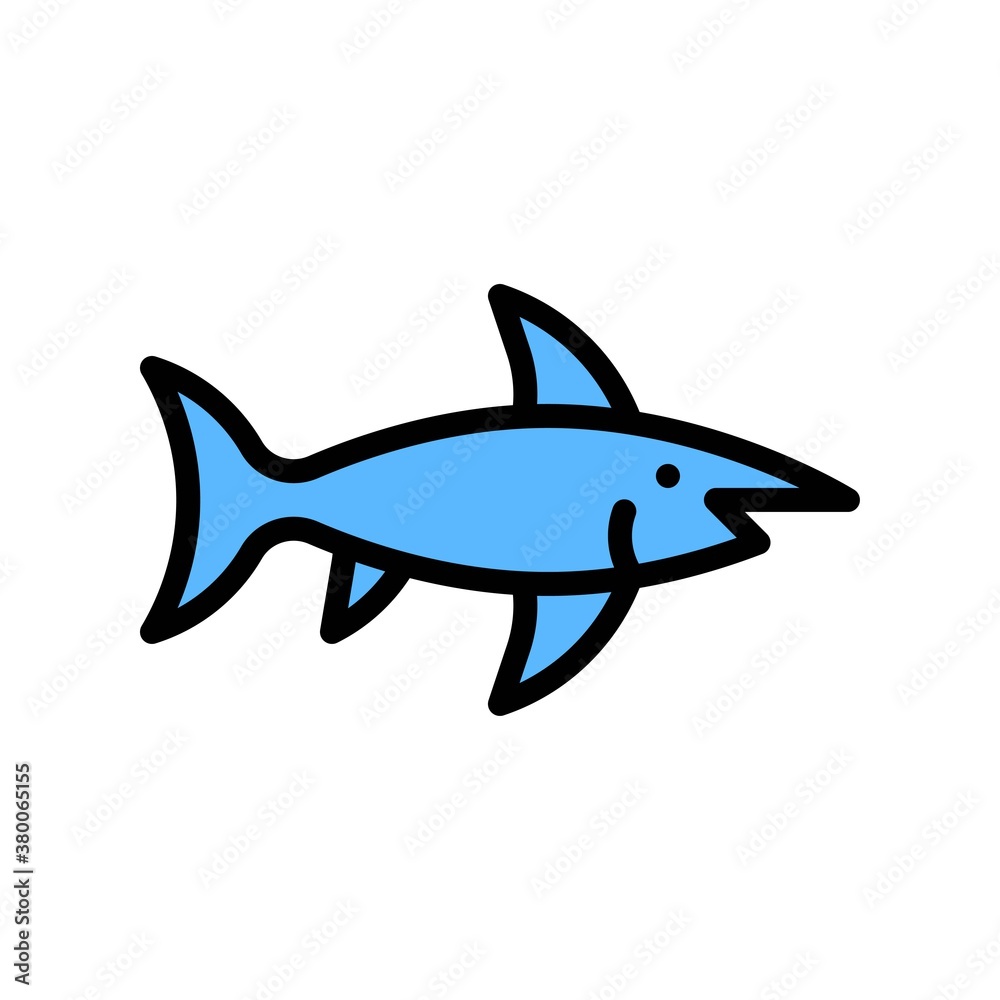 ocean related sword fish in water with eye and wings vector with editable stroke, ocean related sword fish in water with eye and wings vector with editable stroke,