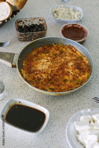 traditional turkish menemen photo