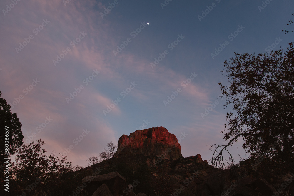 Big Bend National Park Desert Landscape at Sunset Big Bend National Park Desert Landscape at Sunset