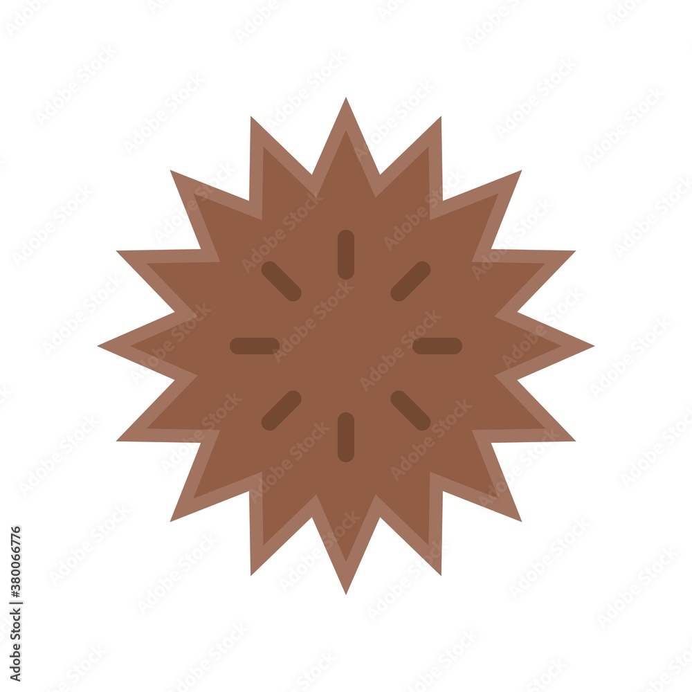 ocean related sea urchin fish in water with eyes and zig zag vector in flat style, ocean related sea urchin fish in water with eyes and zig zag vector in flat style,