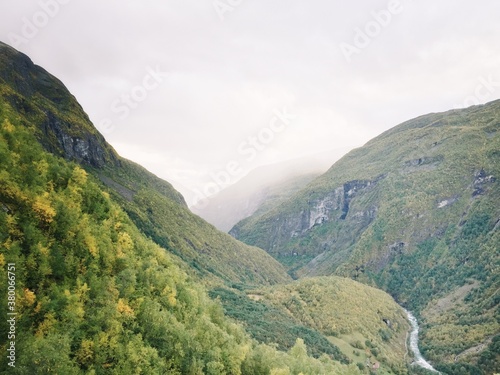 Fell landcape Utladalen in Norway photo