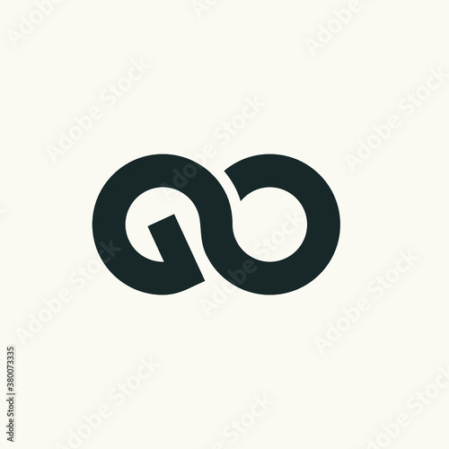 G logo initial GO logo vector illustration