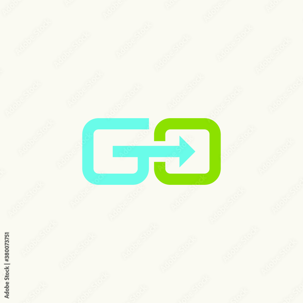 G logo initial GO logo vector illustration G logo initial GO logo vector illustration