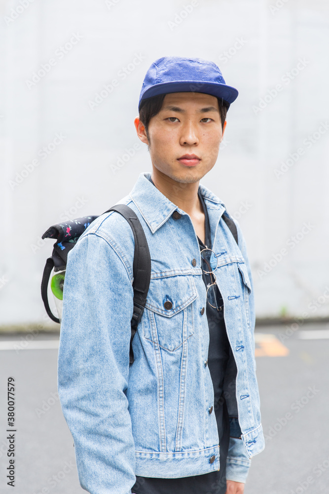 Portrait: Hip Young Japanese Man in Tokyo Portrait: Hip Young Japanese Man in Tokyo