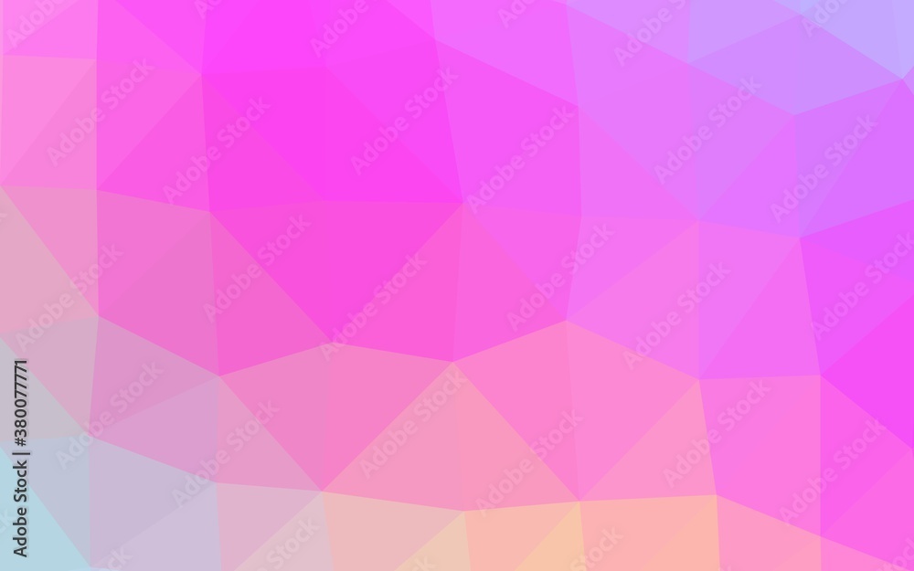 Light Pink vector low poly cover. Creative illustration in halftone style with gradient. Brand new style for your business design. Light Pink vector low poly cover. Creative illustration in halftone style with gradient. Brand new style for your business design.