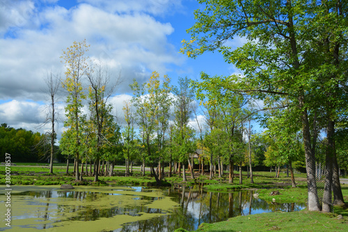 Fall landscape Hemmingford Quebec province Canada photo