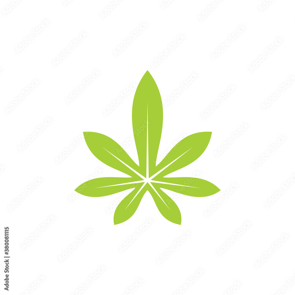 Simple leaf logo design vector Simple leaf logo design vector