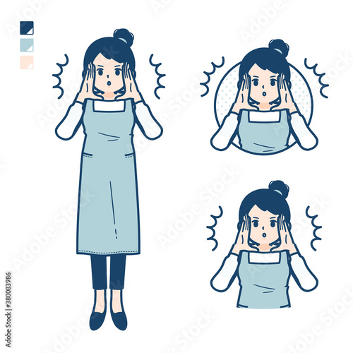 simple apron woman_Warned-loudly