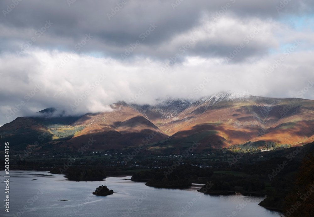 Derwent Water and Skiddaw. Cumbria, UK. Derwent Water and Skiddaw. Cumbria, UK.