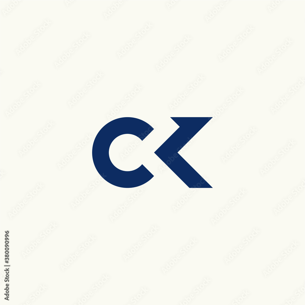 letter C initial CK logo icon vector illustrations letter C initial CK logo icon vector illustrations