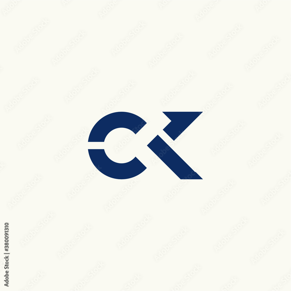 letter C initial CK logo icon vector illustrations letter C initial CK logo icon vector illustrations
