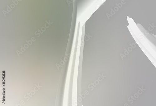 Light Gray vector texture with bent lines.