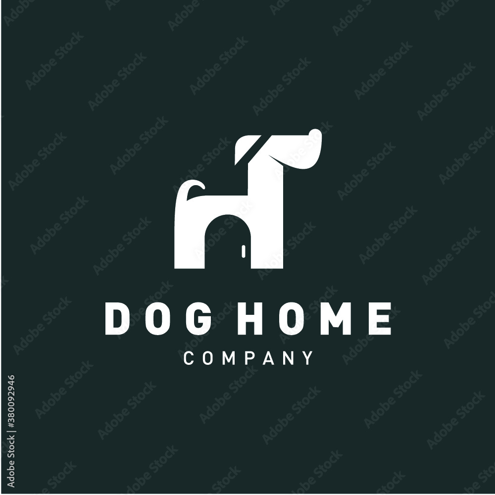 dog logo animal pet vector icon illustrations