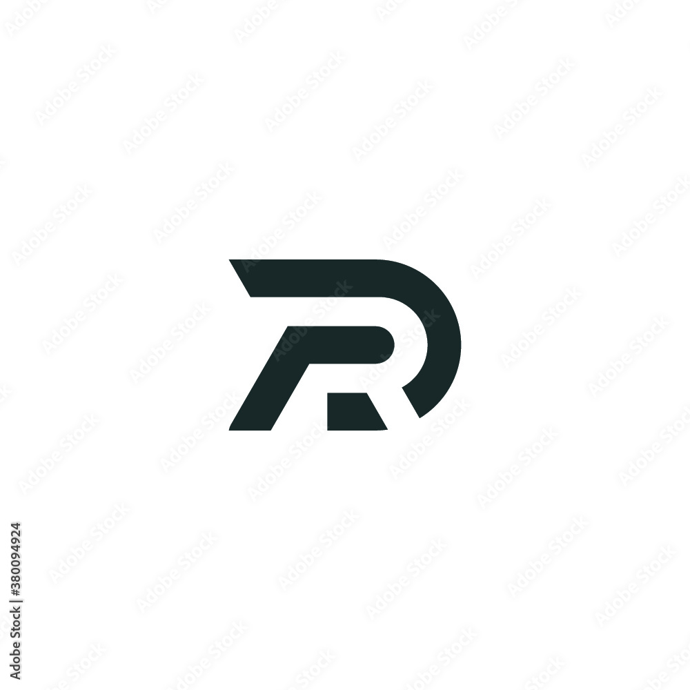 D logo initial DR letter D vector technology icon illustrations D logo initial DR letter D vector technology icon illustrations