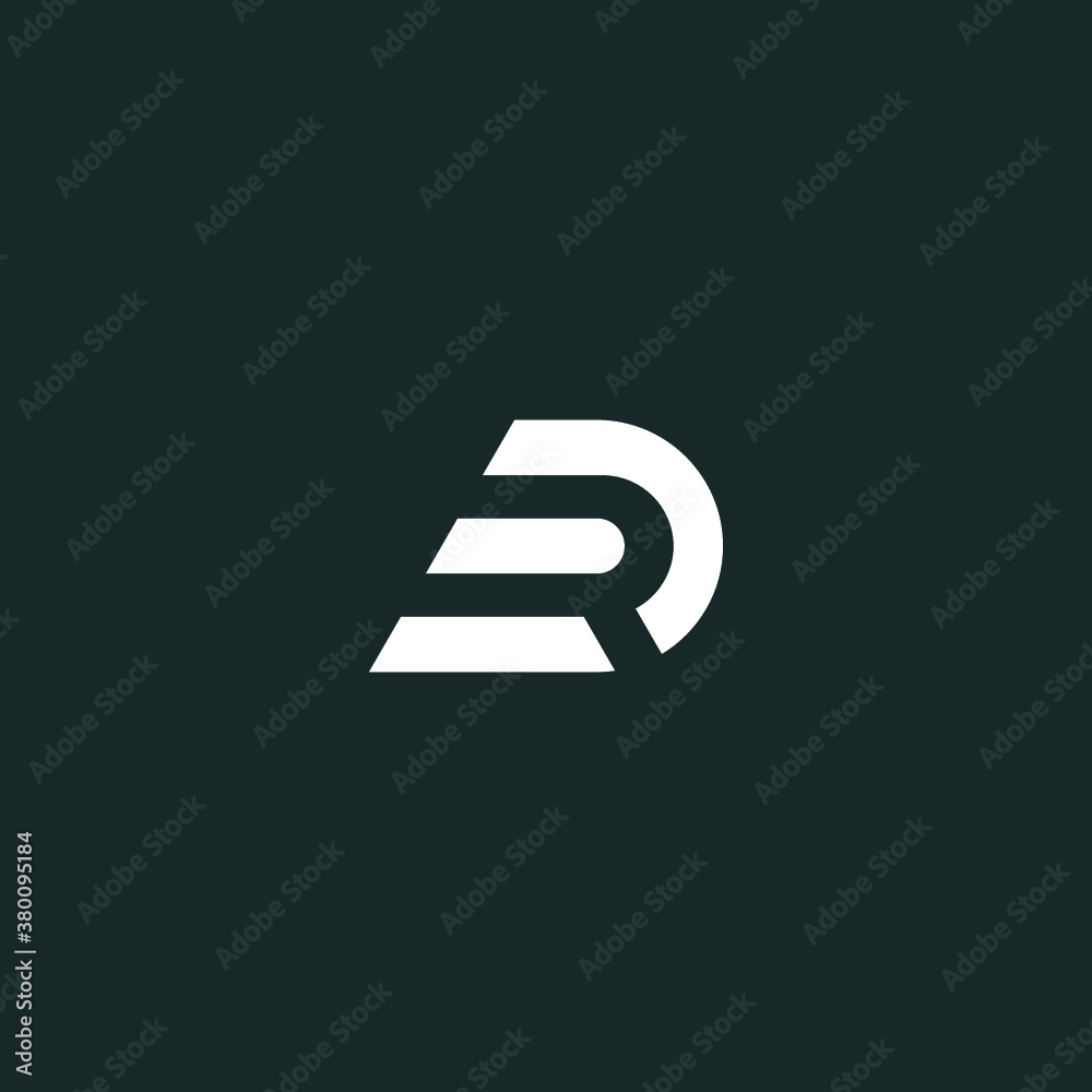 Obraz premium D logo initial DR letter D vector technology icon illustrations