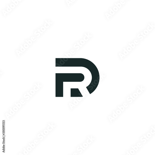 Free Download D logo initial DR letter D vector technology icon illustrations - GFXLoad