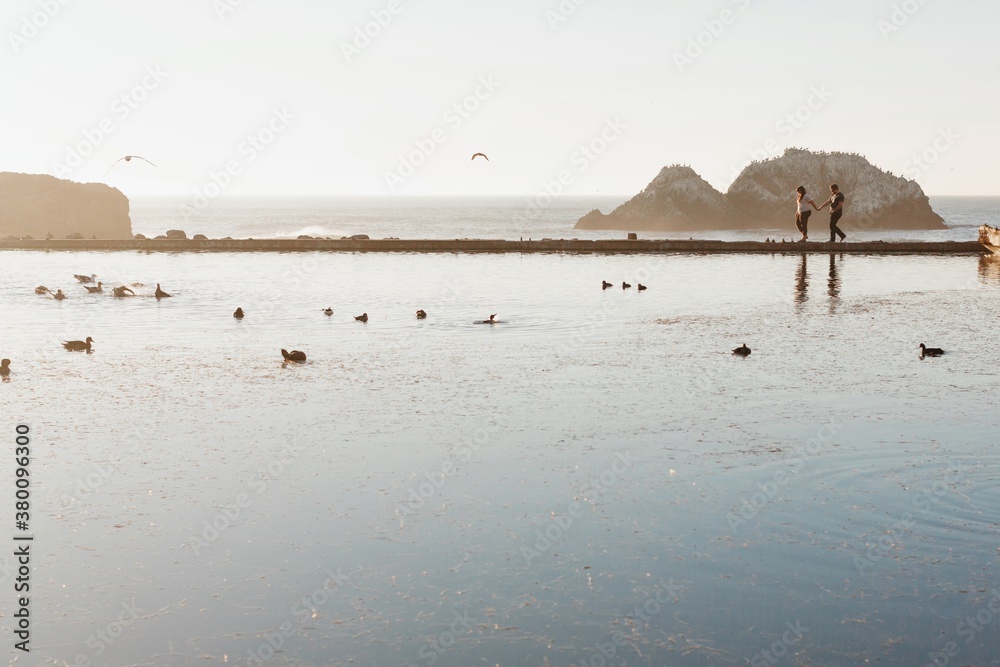 Lovers at the Sutro Baths