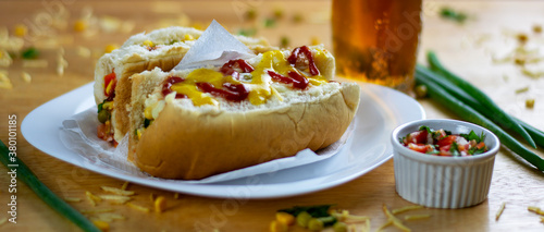Принти на полотні hot dog typical of the City of São Paulo.