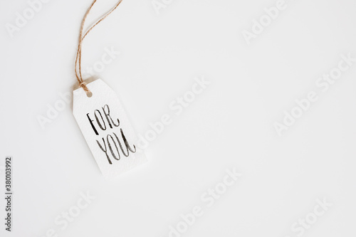 handwritten gift tag 