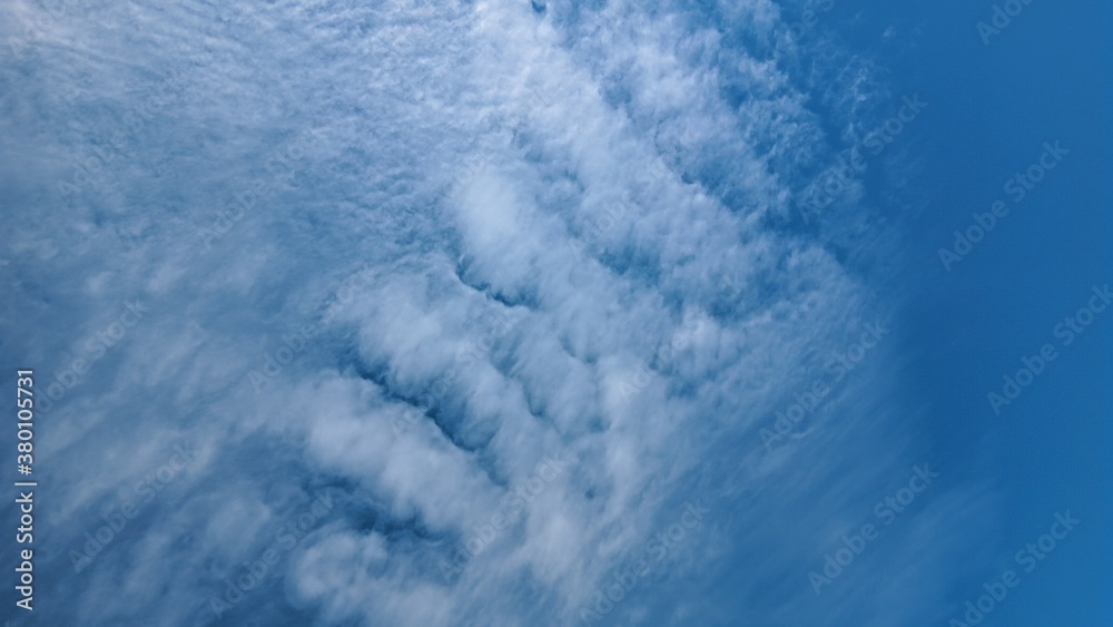 blue sky with clouds