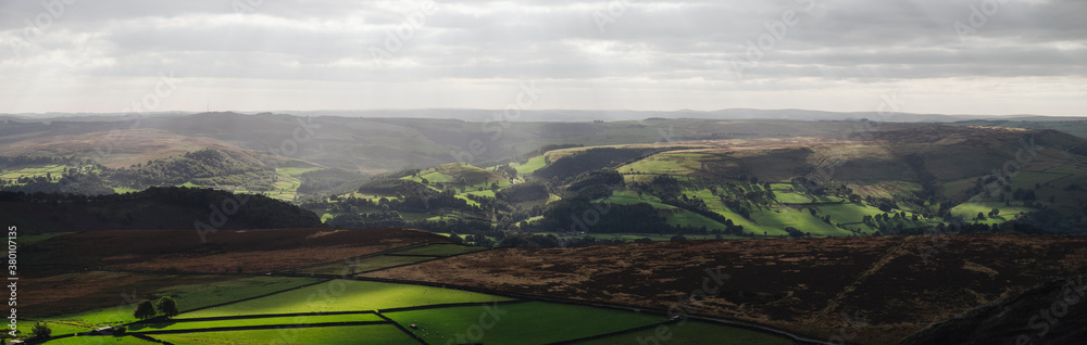 Views from Stanage Edge. Derbyshire, UK. Views from Stanage Edge. Derbyshire, UK.