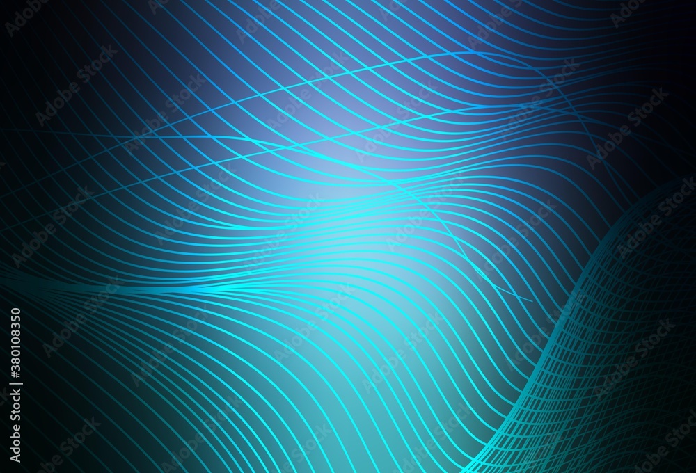 Dark Blue, Green vector abstract layout.