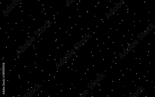 Dark Silver  Gray vector cover with small and big stars. Decorative shining illustration with stars on abstract template. The pattern can be used for websites.