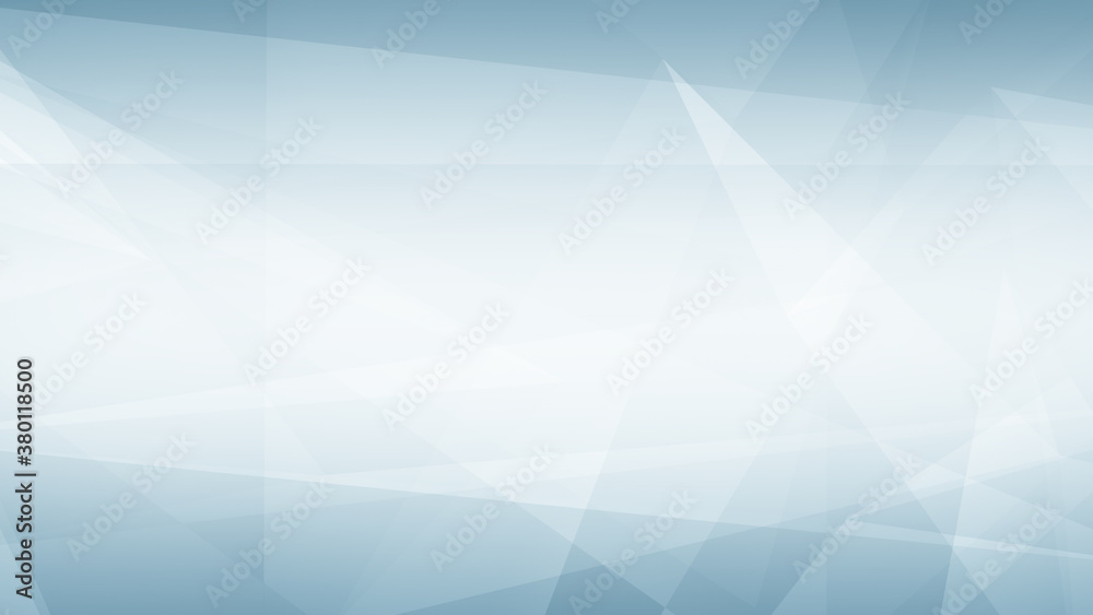Obraz premium Abstract blue white and gray polygon triangle pattern gradient background. 3d render illustration.