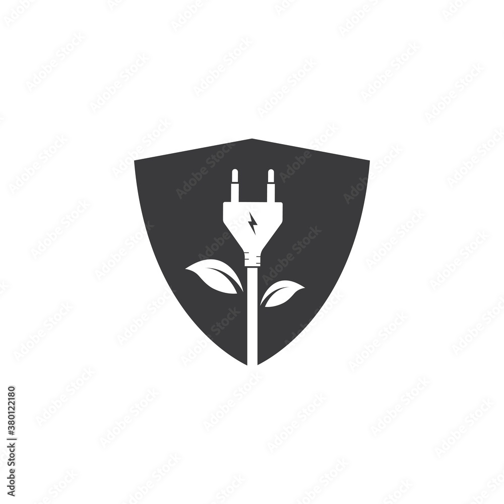 electric socket plug shield vector illustration electric socket plug shield vector illustration