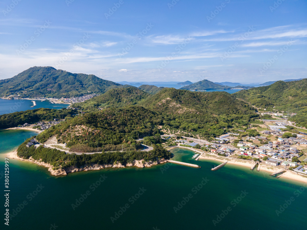 Obraz premium 三豊市荘内半島の風景