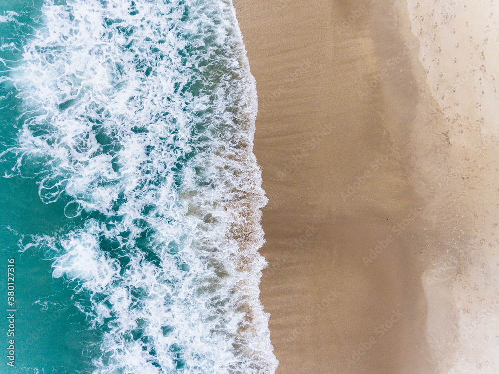 Aerial view of the ocean Aerial view of the ocean