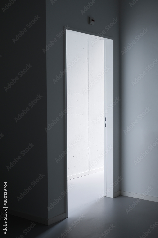 Light through open door Light through open door