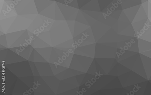 Light Silver, Gray vector abstract mosaic background. Brand new colorful illustration in with gradient. Completely new template for your business design.