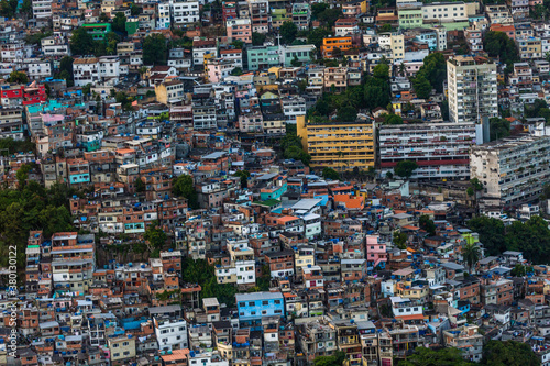 The city and favelas of Rio De Janerio photo